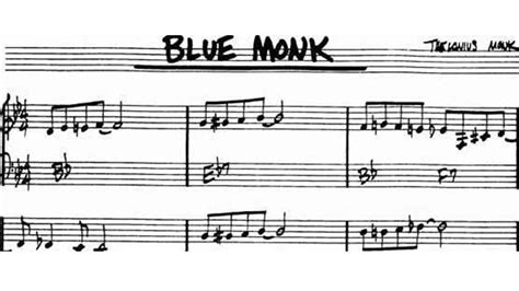 Blue Monk Una melodía blues con un toque de swing irresistible